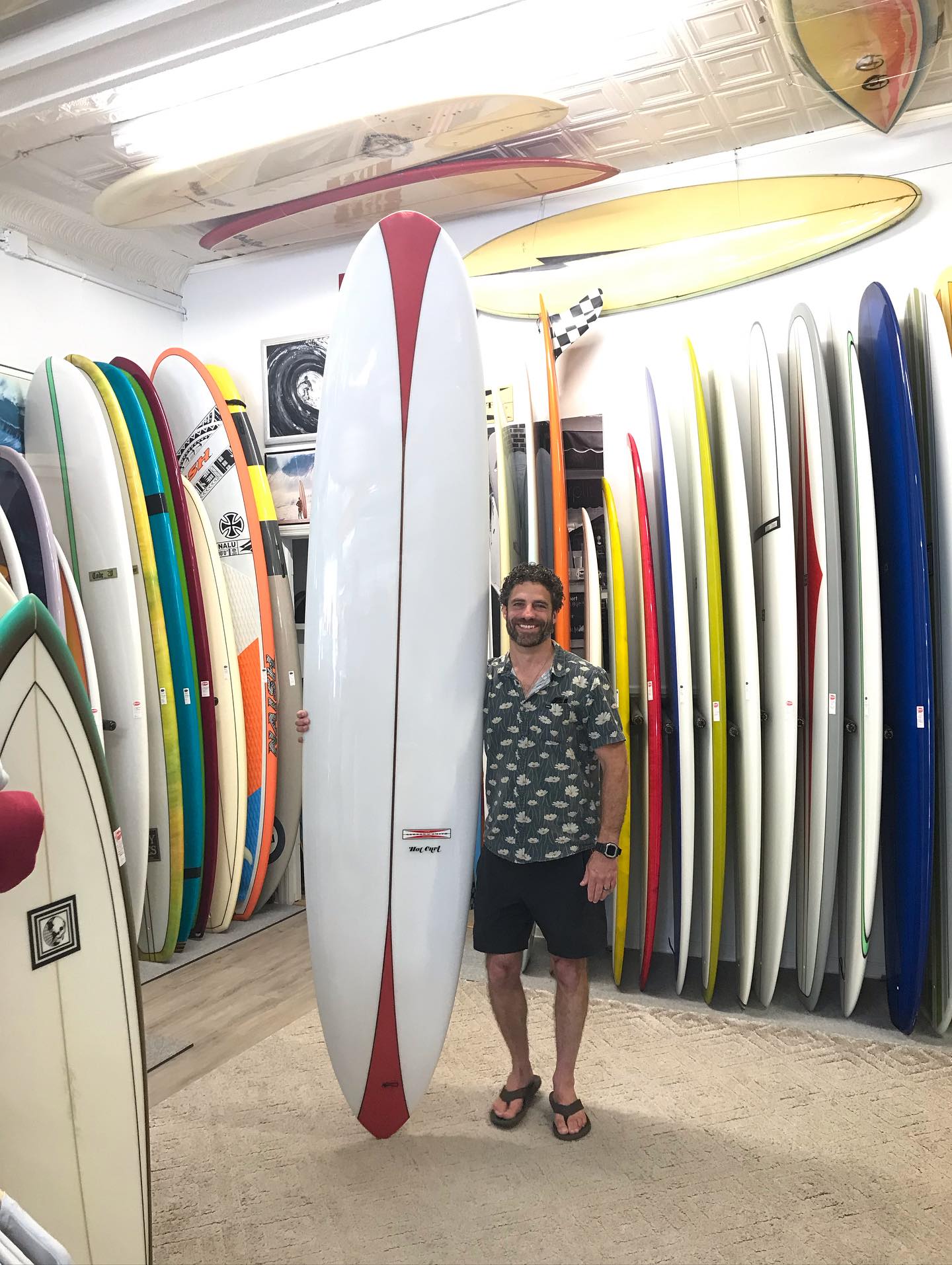 The Gordon & Smith Hot Curl is a modern version of a board that