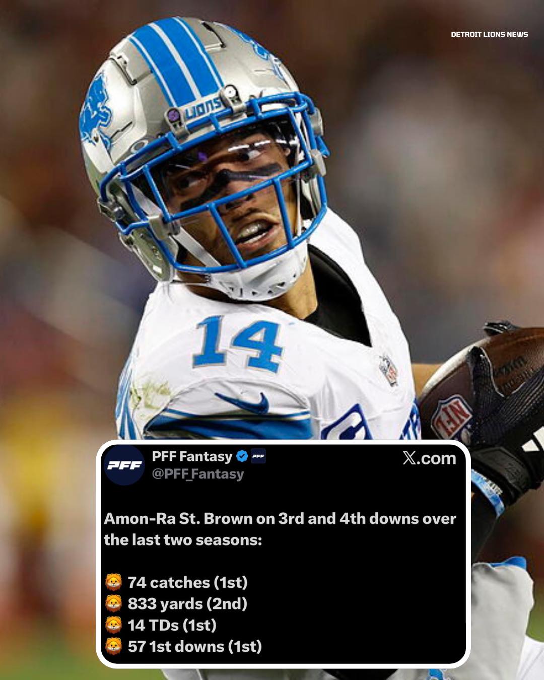 An elite weapon. - Detroit Lions News Podcast | Facebook