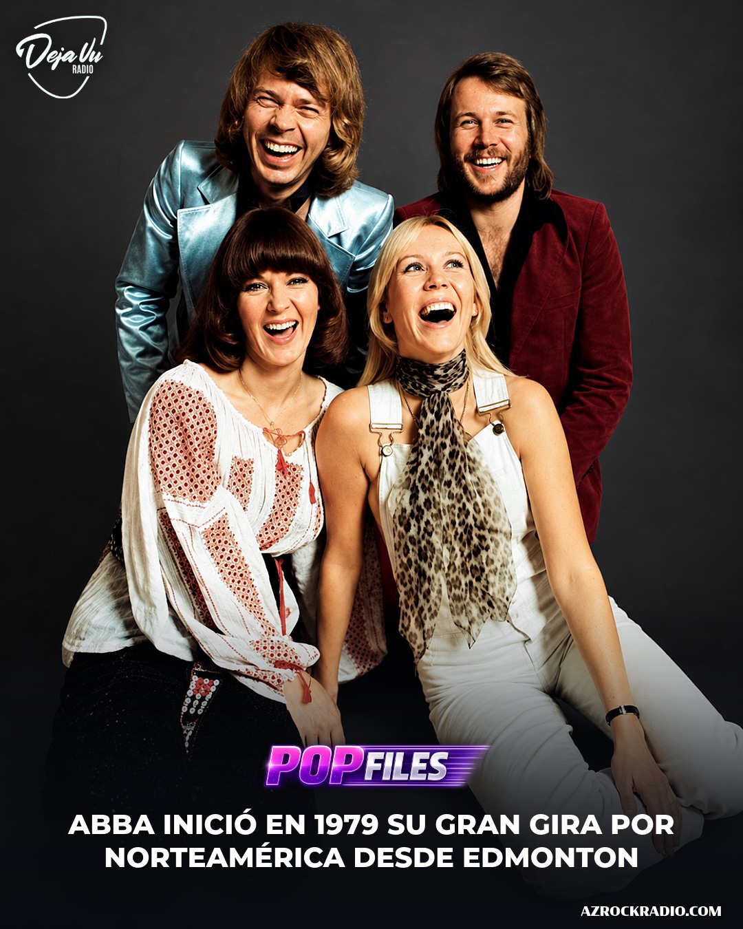 Un día como hoy en 1979, ABBA comenzó en Edmonton, Canadá, una de