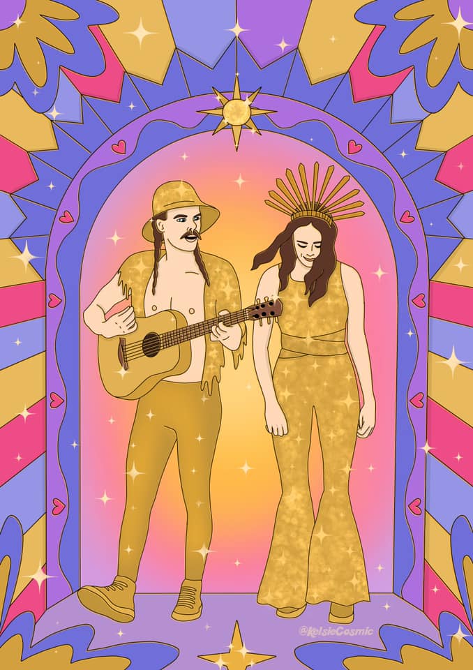 Kelsie Cosmic - A sparkly 70s dream birthday portrait for... | Facebook