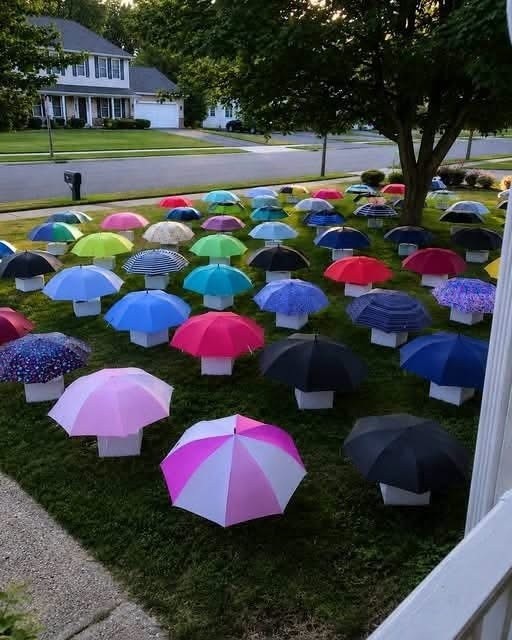 My son handed his umbrella to a pregnant stranger in the rain—the