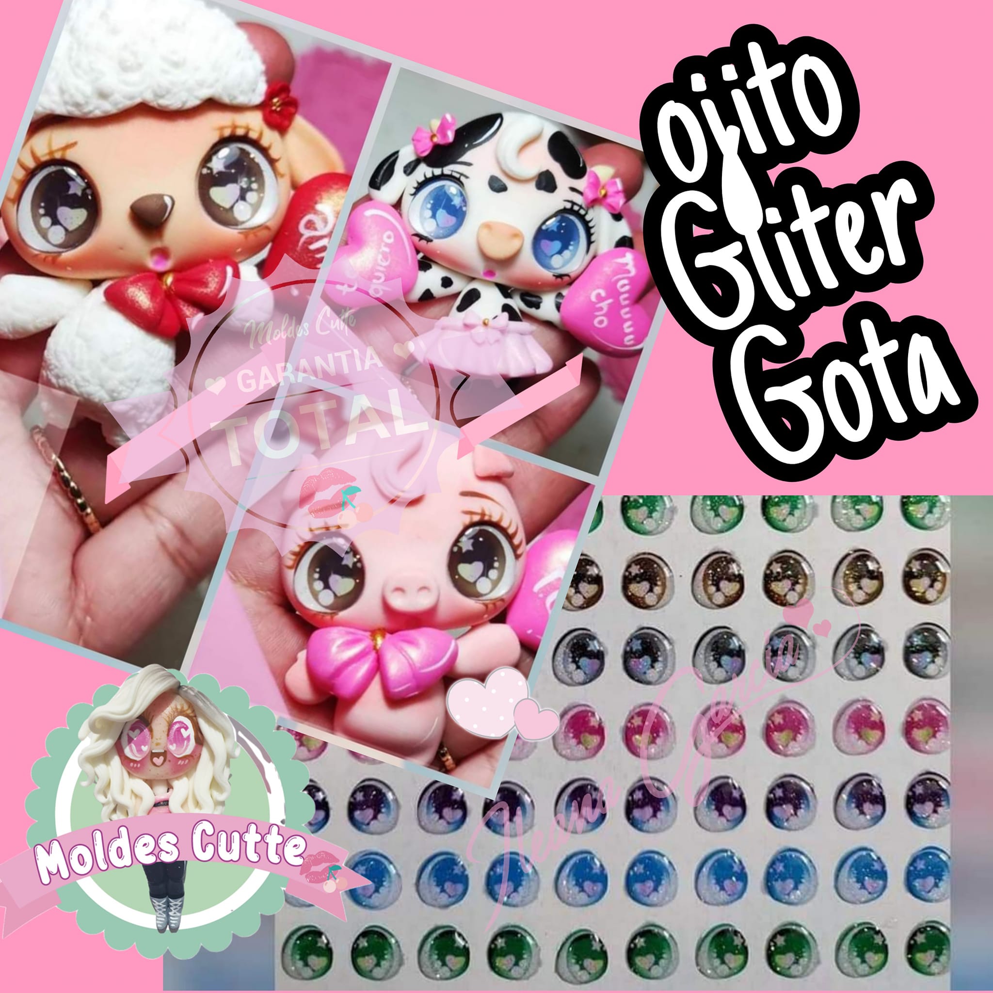 Moldes Cutte - 😊🥰 pide tus ojitos 3d | Facebook