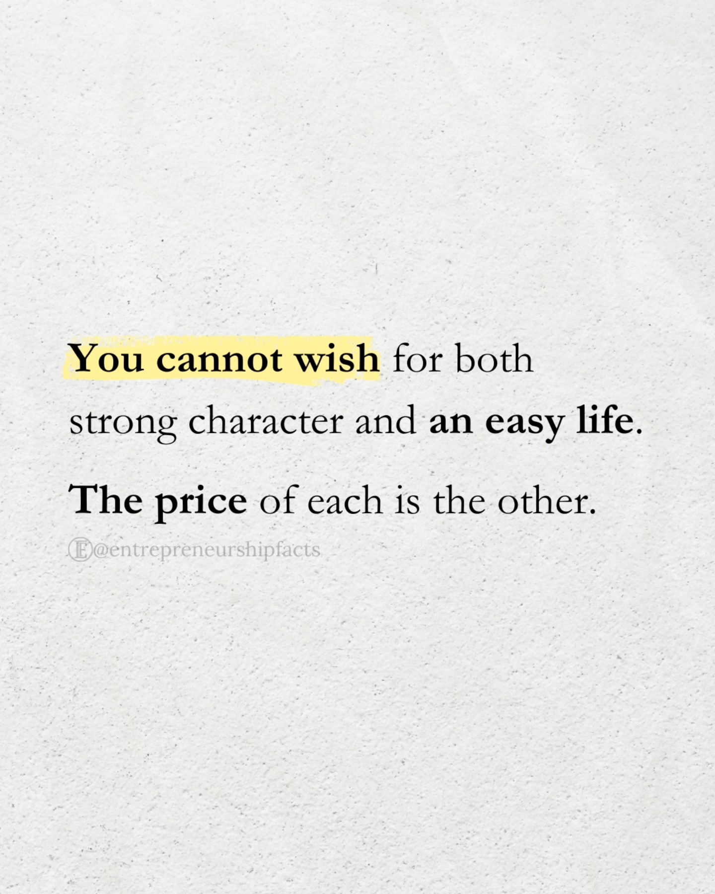 Entrepreneurship - You can't build muscle without resistance. And ...