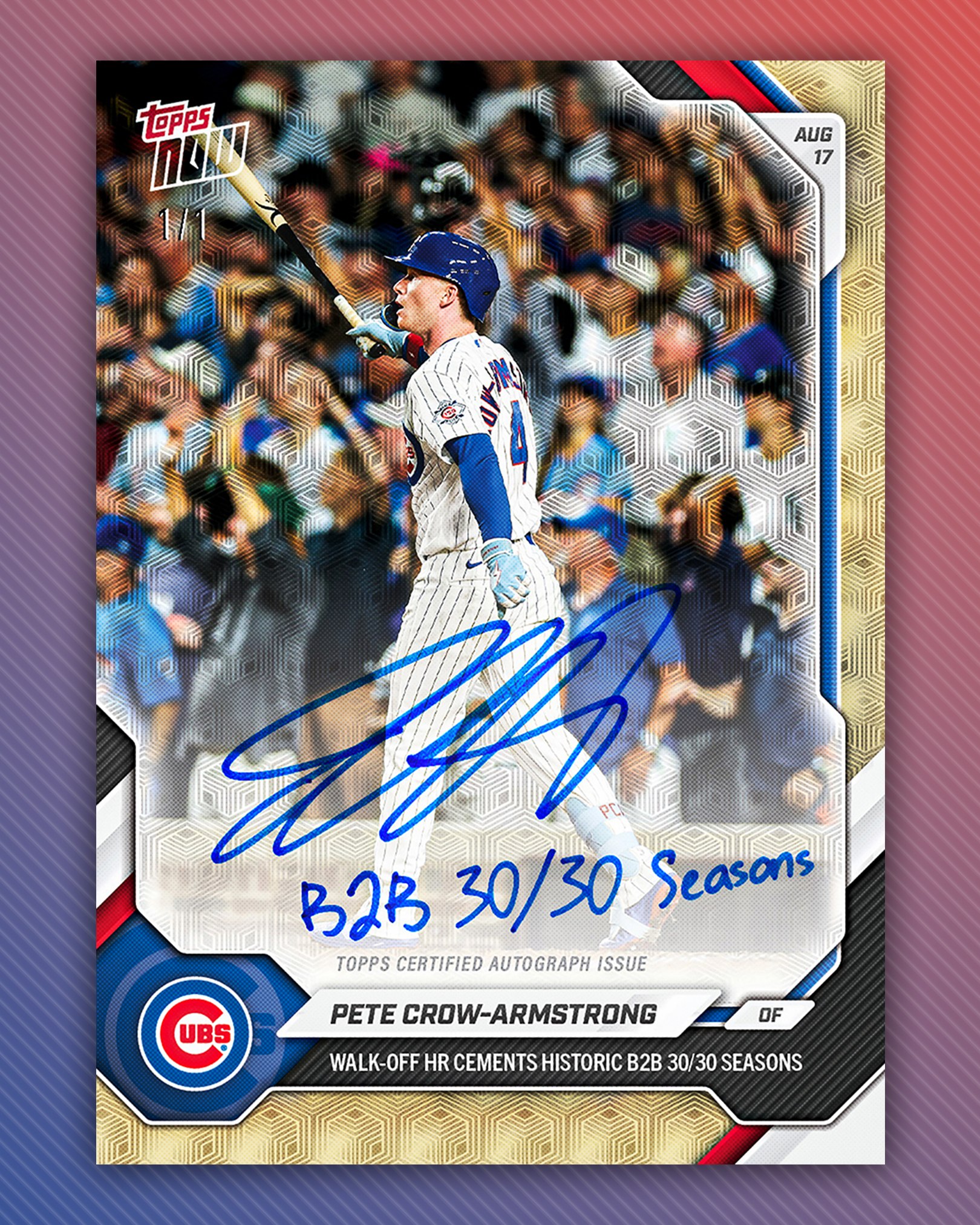 PCA's newest trading card is insane