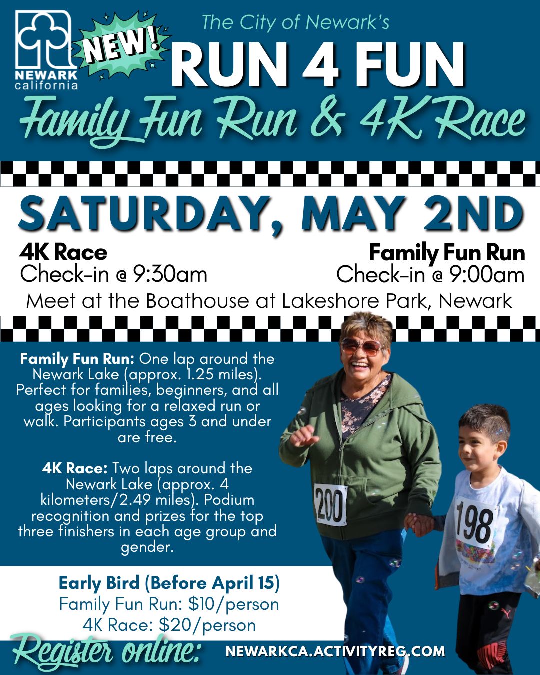 Newark - Lace up and bring the whole crew to Newark’s Run 4 Fun: Family ...