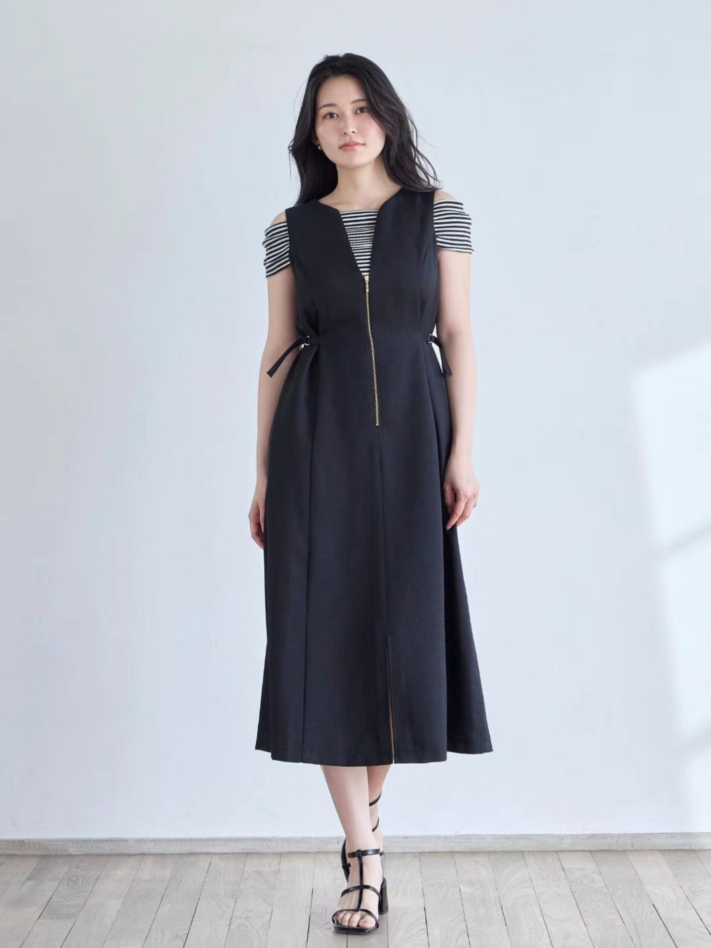 overE 】ショート丈ストレッチデニムジャケット：インディゴ【96 