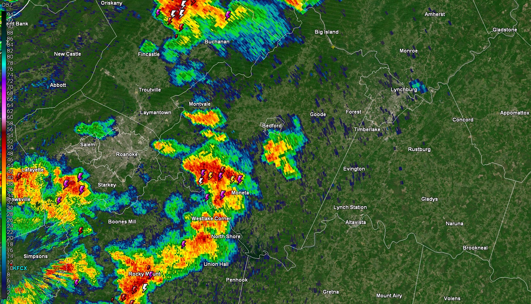 Bedford VA Online Community Bulletin Board | 2:11pm Strong storms ...