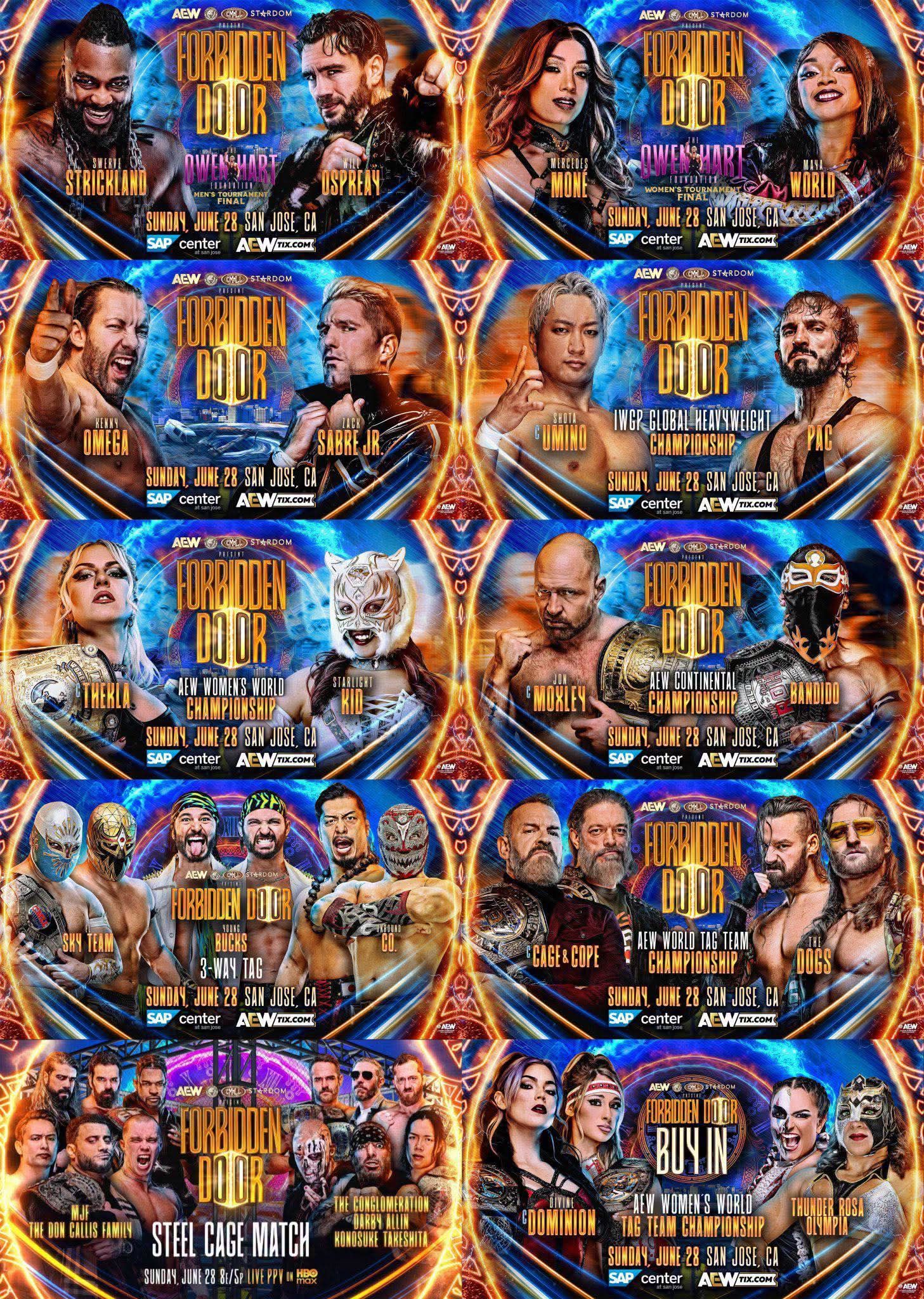 The Full Updated Card for AEW Forbidden Door 2026