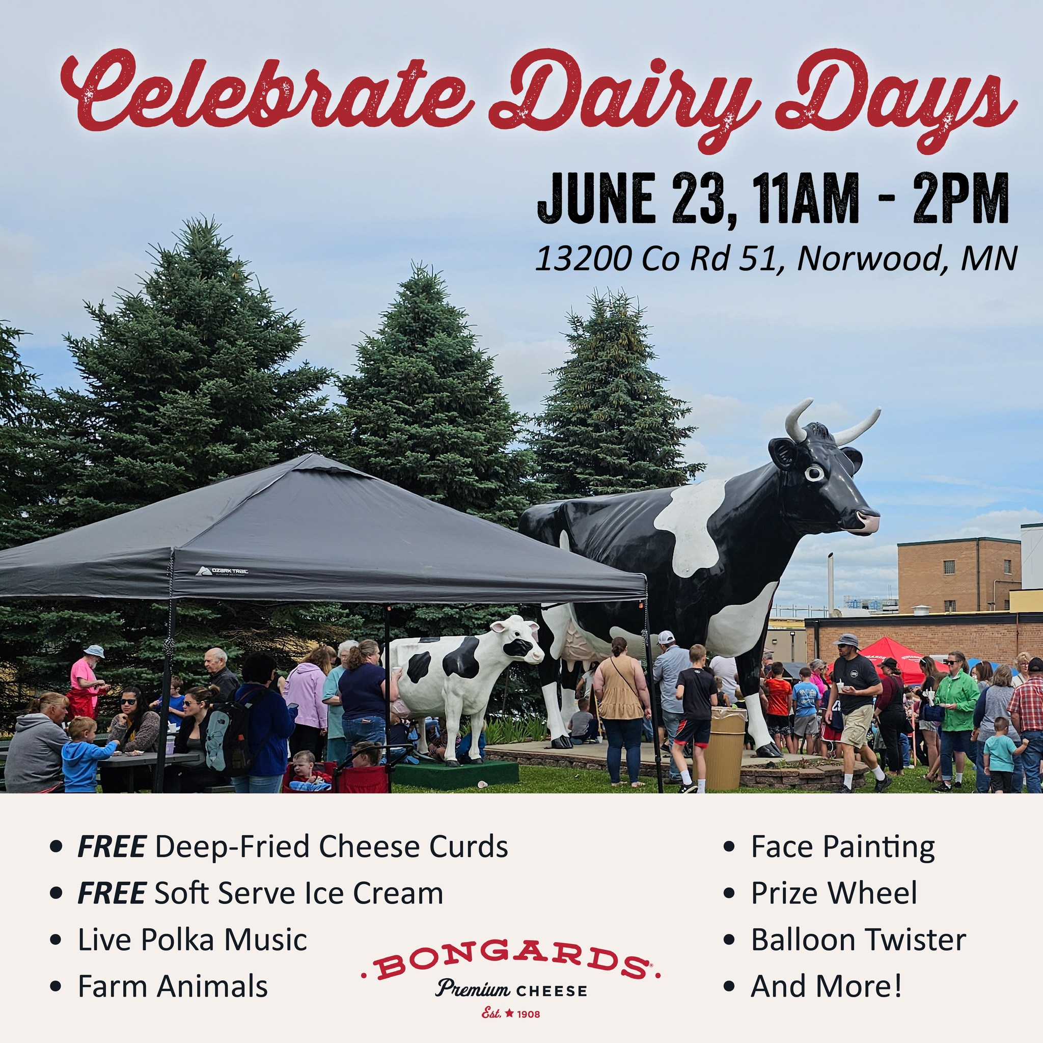 FREE fried cheese curds & ice cream Live polka music Family ...