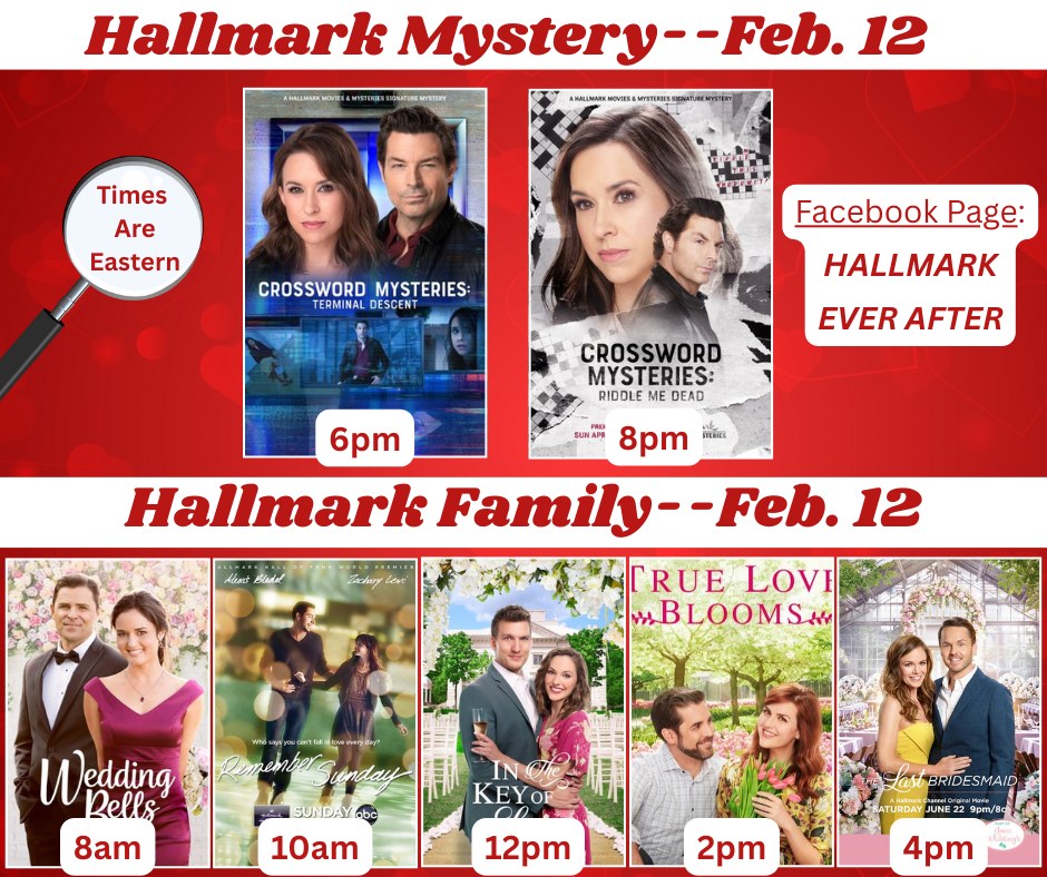 Hallmark - Here are the movies that are playing on #HallmarkMystery and ...