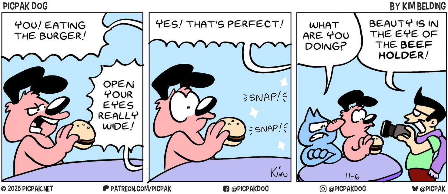 Picpak - Take time to admire it in today's #PicpakDog: #comics # ...