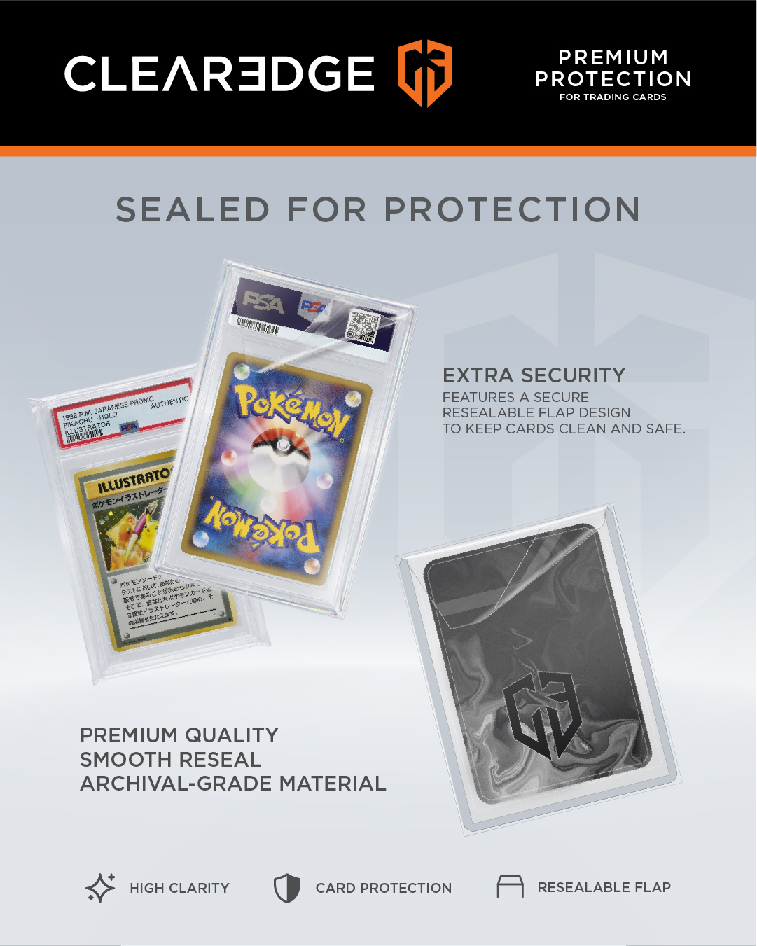 how to seal graded card slabs Standard Grading Slab Only  1st How to Store Graded Cards