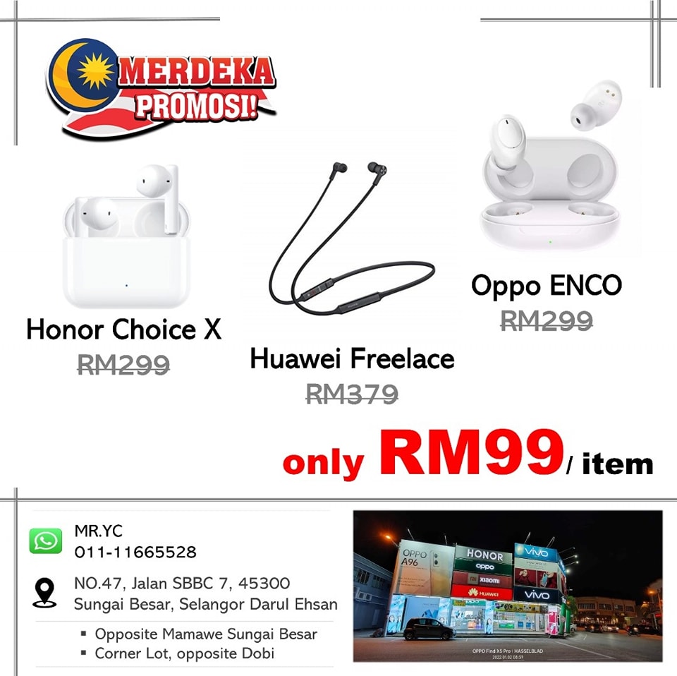 PHONE & LINE - 🇲🇾 PROMOSI MERDEKA Huawei Freelace ... | Facebook