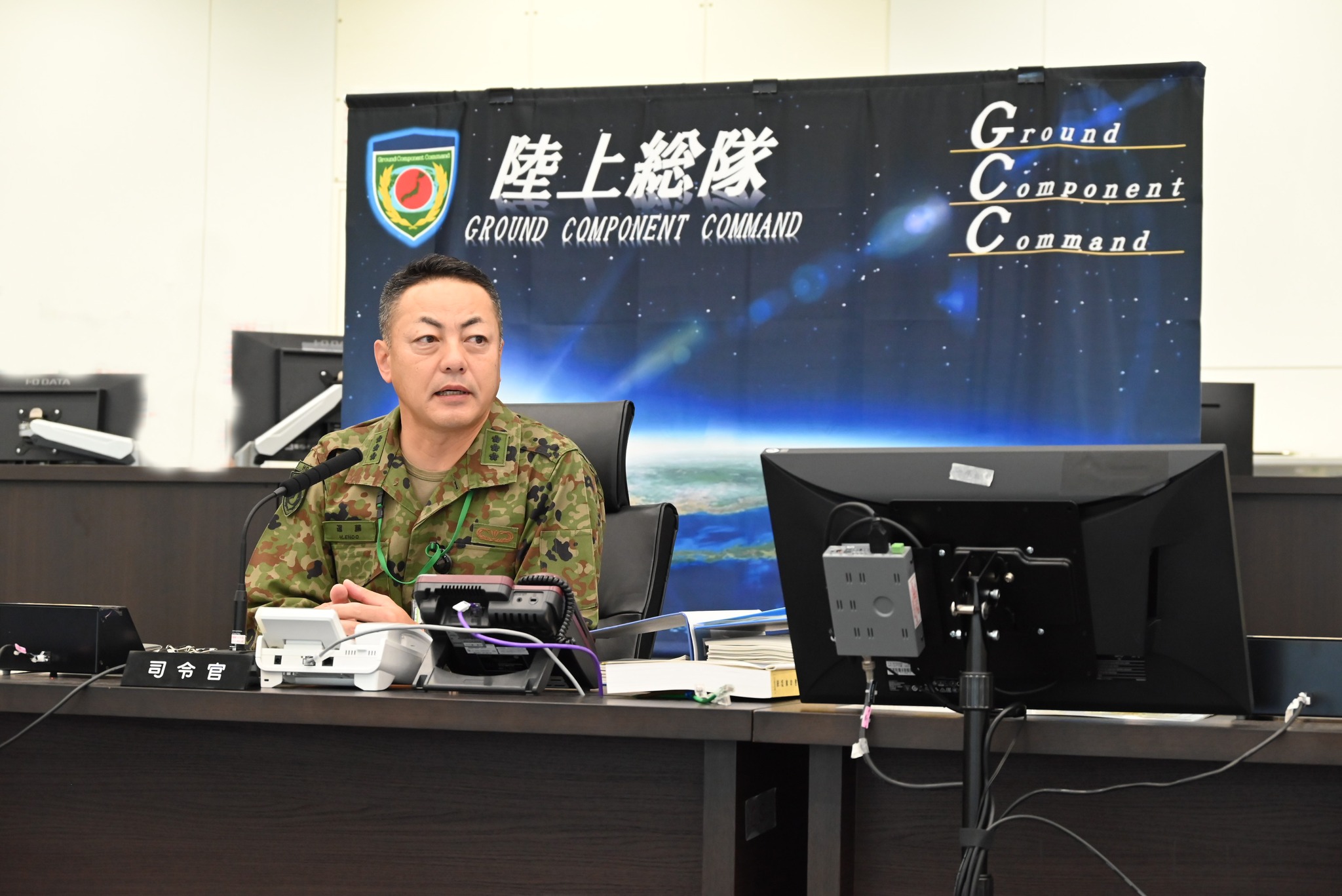 陸上総隊は、3月23日、朝霞駐屯地において ＃情報作戦隊 の編成完結