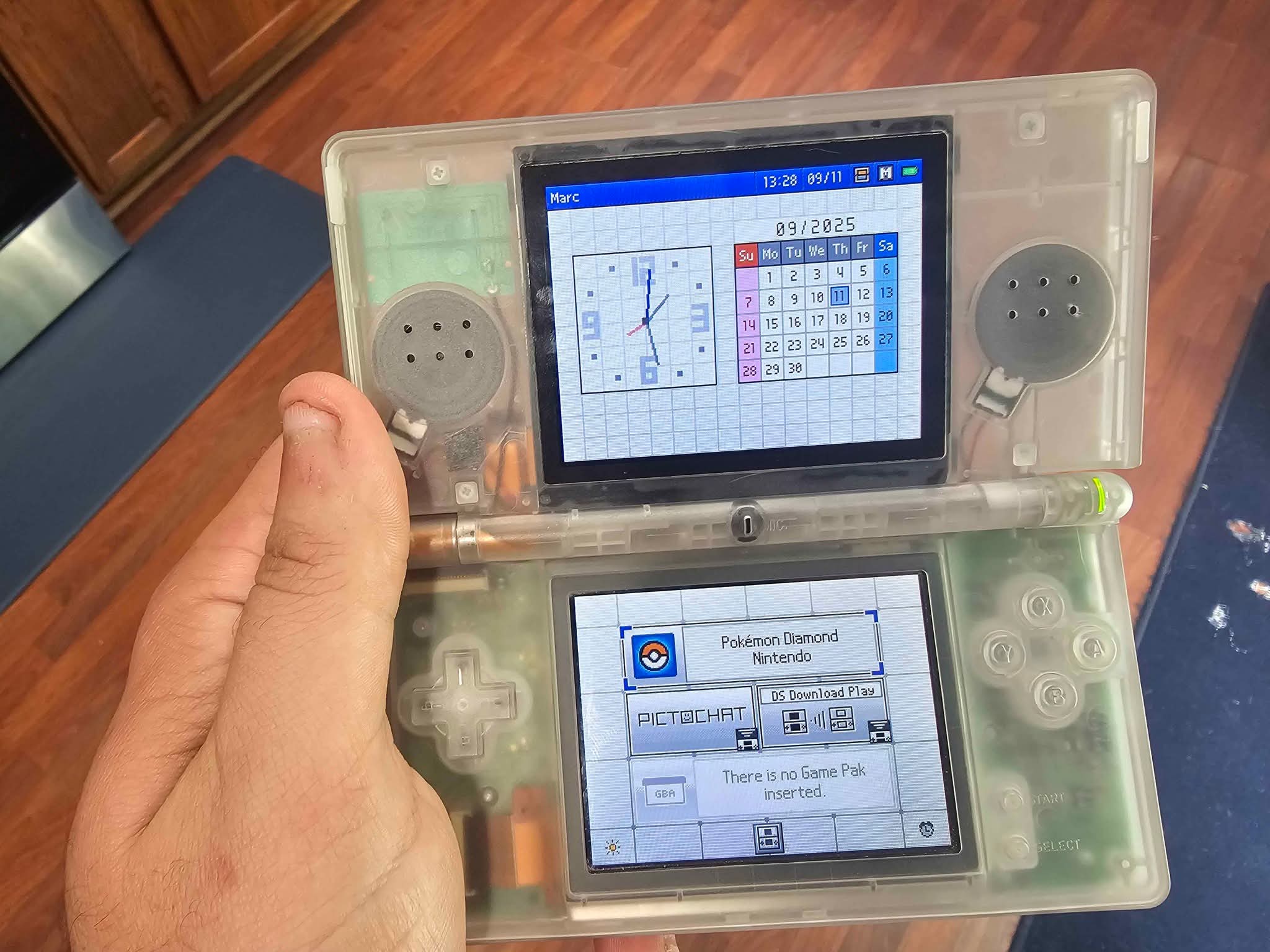 Custom Build GLOW-IN-THE-DARK Nintendo DS Lite - Video Game Consoles ...
