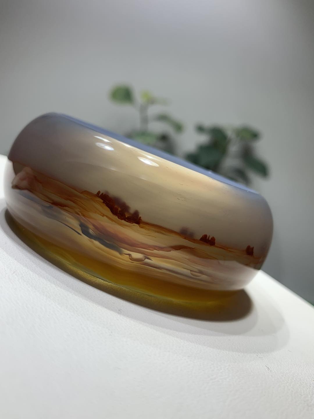 上新：玛瑙风景手镯