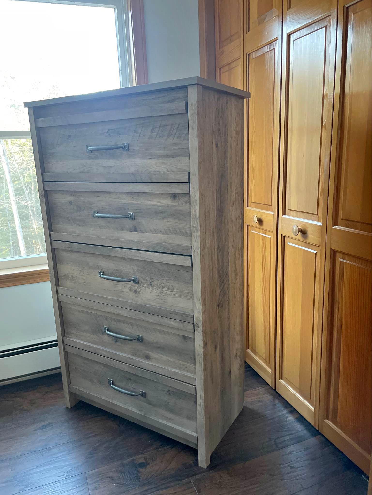 chinese dress ladies Snhomee 5-Drawer Tall Dresser with LED Lights & Shelves  Modern Storage  Cabinet for Bedroom, Living Room & Entryway