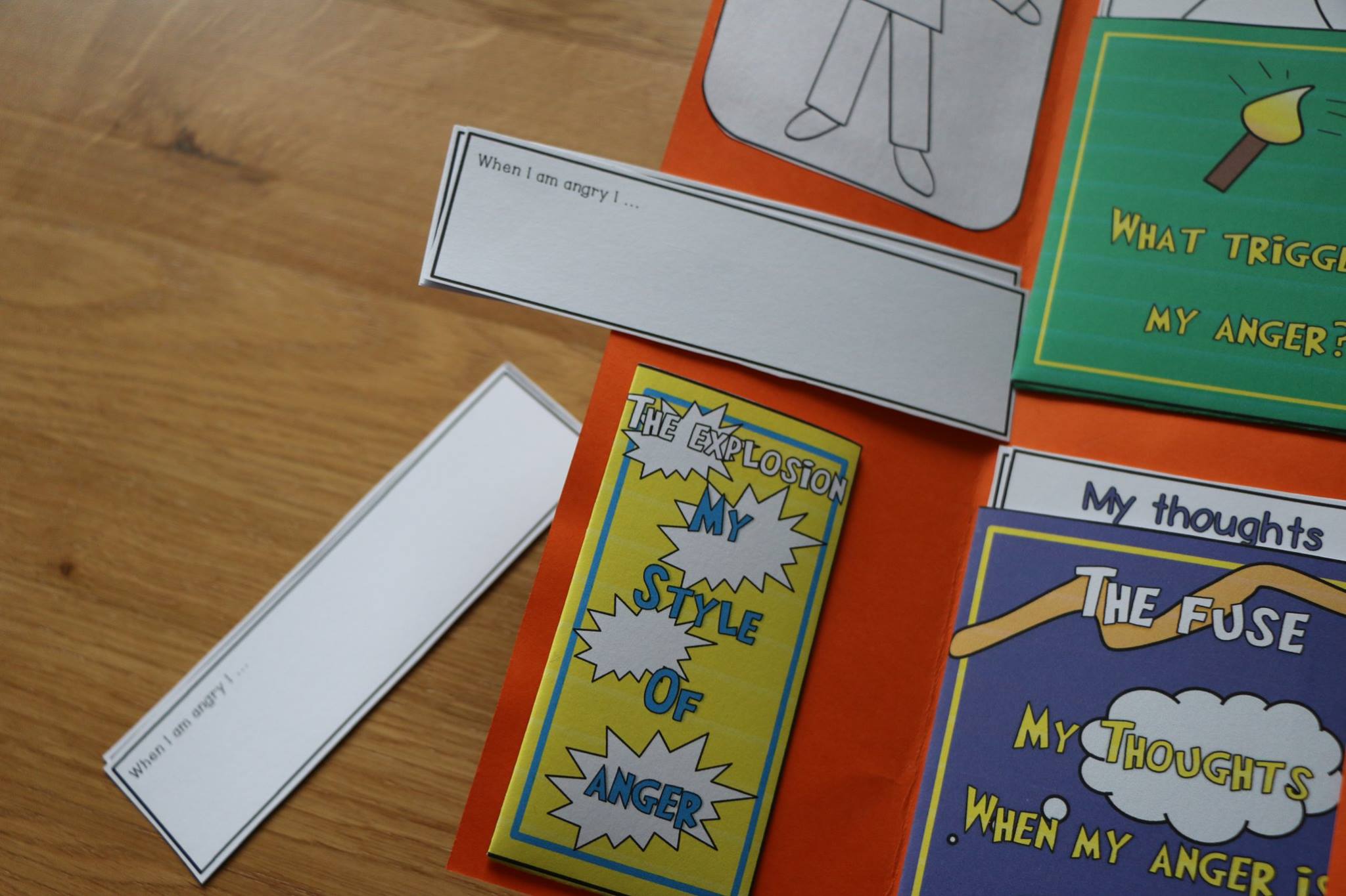 ELSA support - The Anger Management Lapbook can be built...