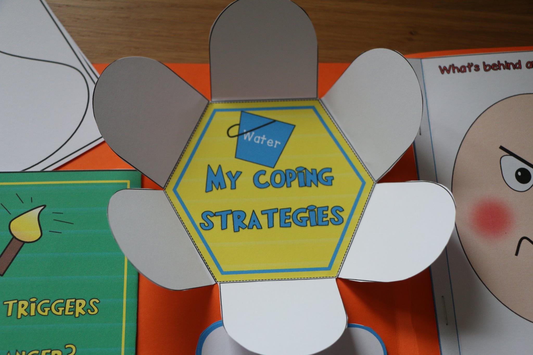 ELSA support - The Anger Management Lapbook can be built...