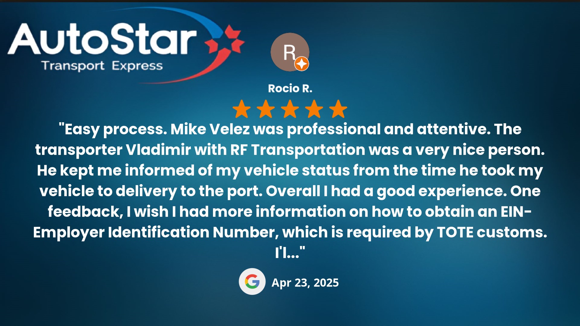 AutoStar - Thank you, Rocio R. for leaving us a review. Read full ...