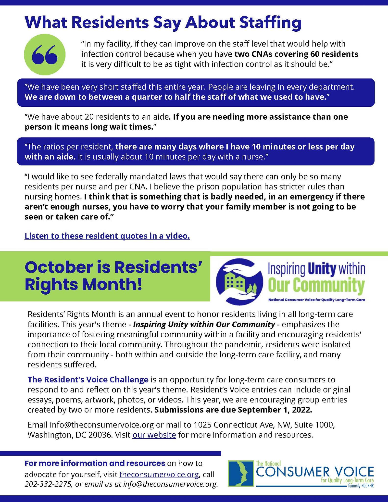 The... - National Consumer Voice for Quality Long-Term Care