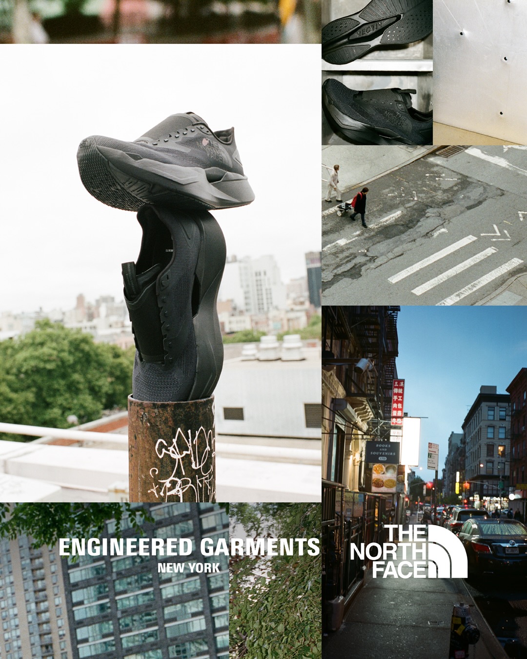 THE NORTH FACE × ENGINEERED GARMENTS 走るために生まれたシューズを