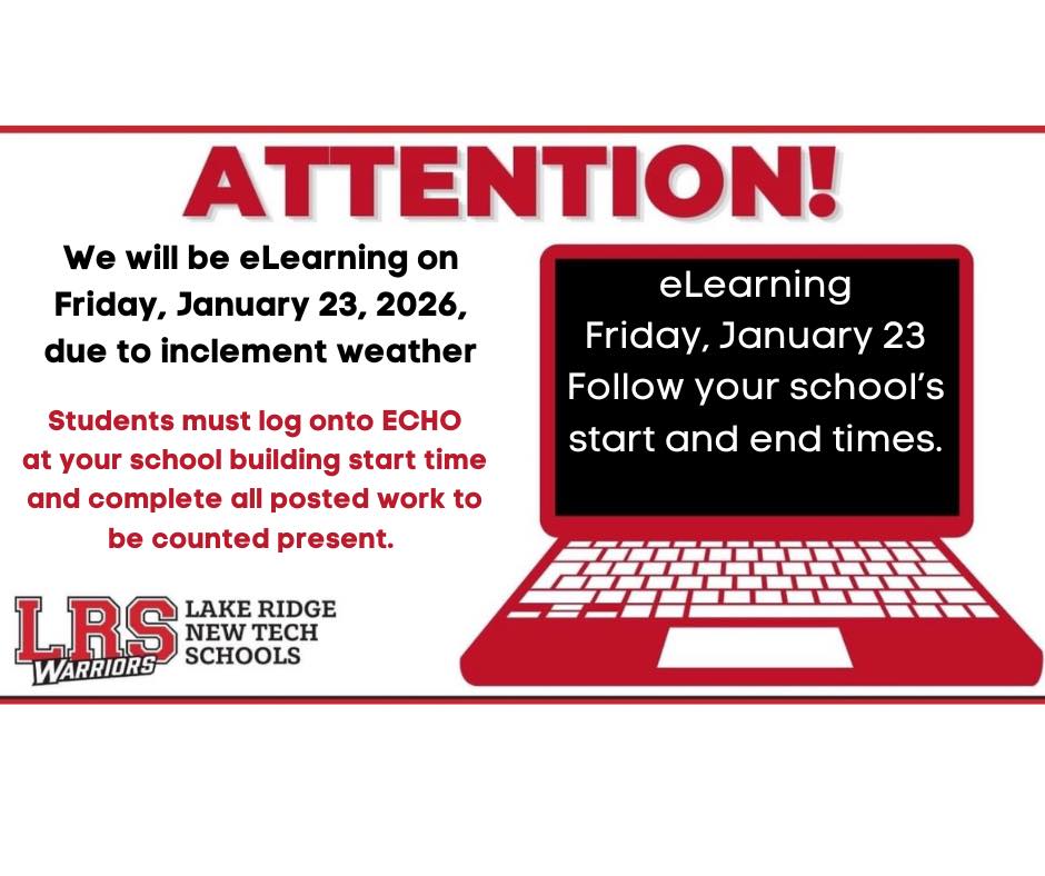 Calumet - Dear Lake Ridge Parents and Guardians, Lake Ridge New Tech ...