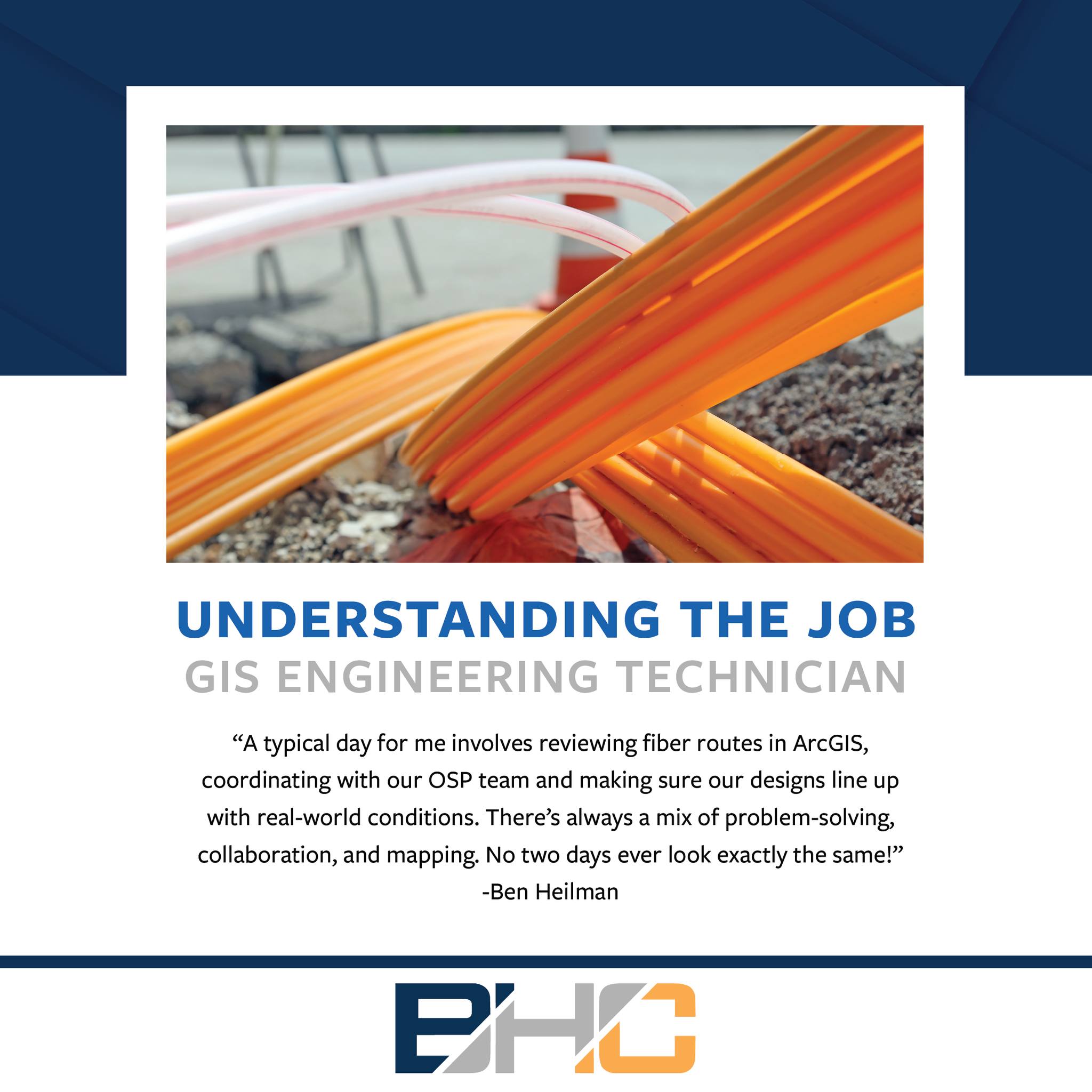 BHC - A day in the life of a GIS Engineering Technician is... | Facebook