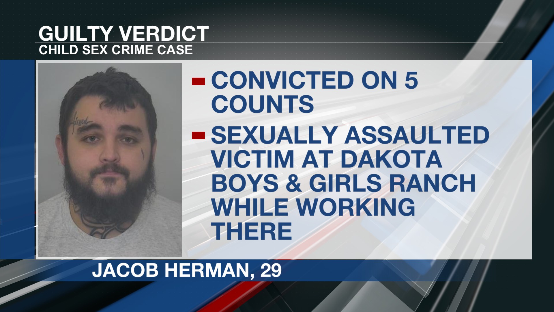 A jury convicted Jacob Herman on Thursday of five counts