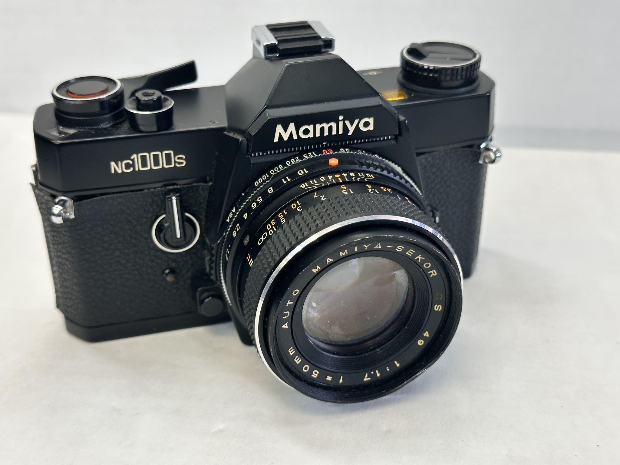 Vintage Mamiya NC1000 Camera with Mamiya Sekor CS 50mm f1.4 Lens