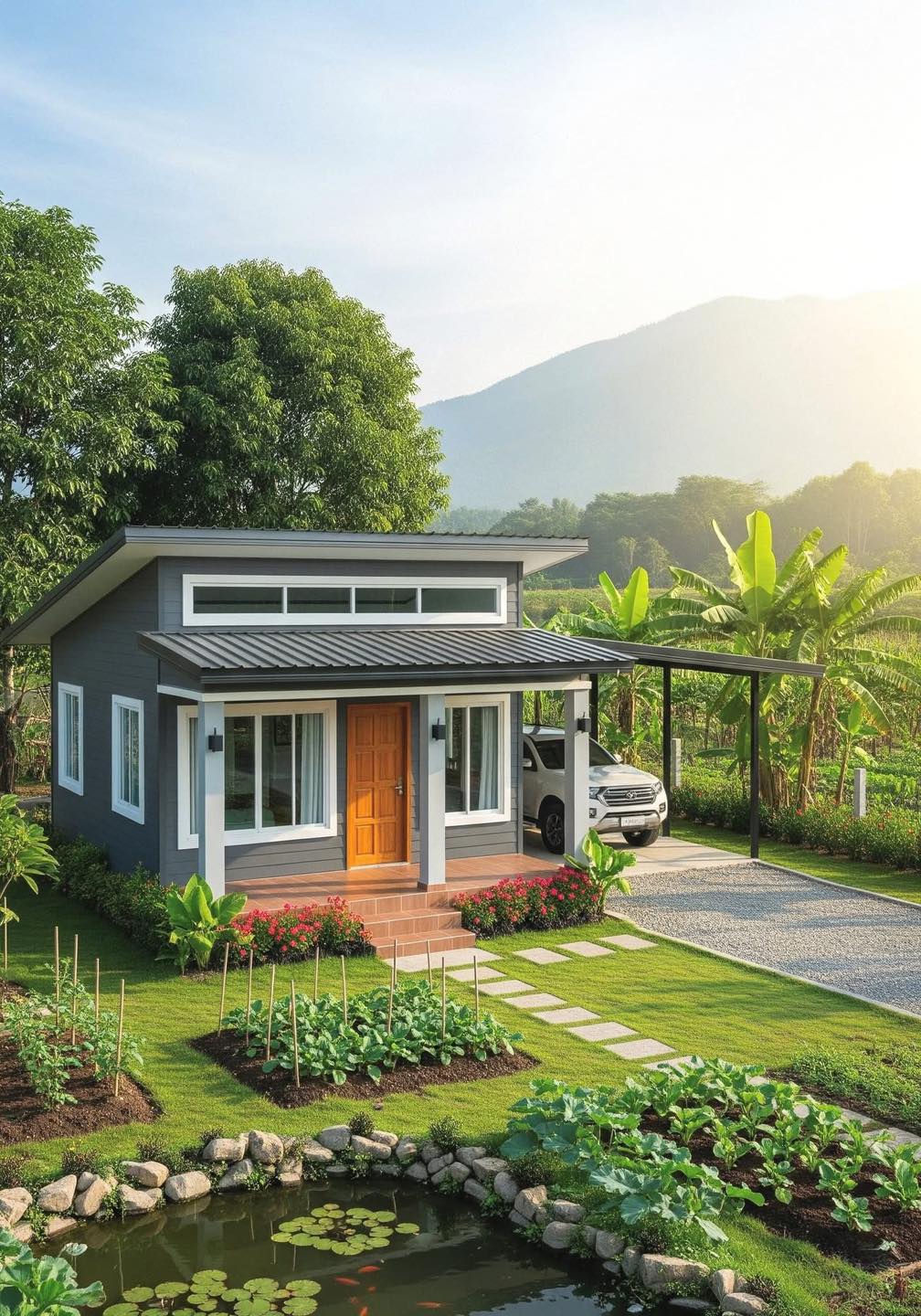 บ้านงบน้อย - แบบบ้านสไตล์มินิมอลมูจิ 2 ห้องนอน 2 ห้องน้ำ 1 ที่จอดรถ ...