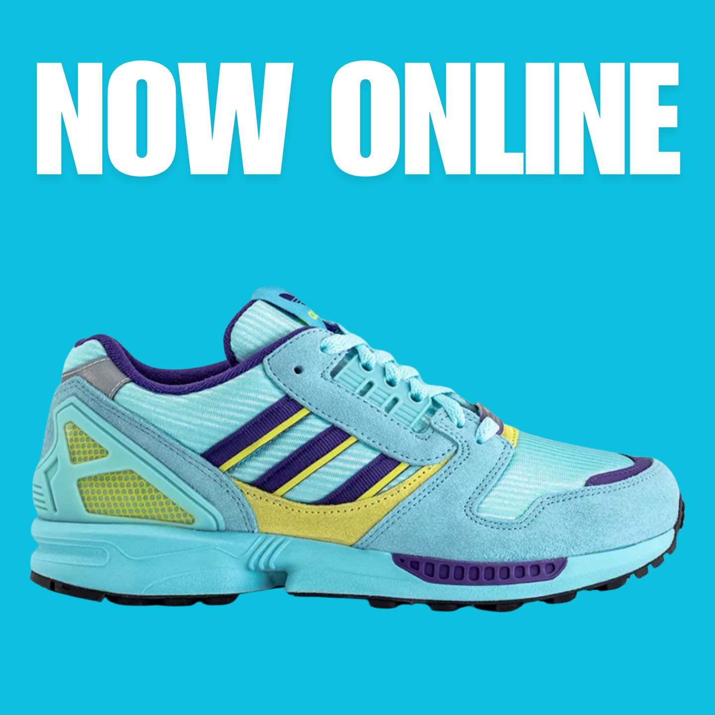 AD | 🔵 Now Online 🔵 The ZX 8000 in Aqua is back — if you missed