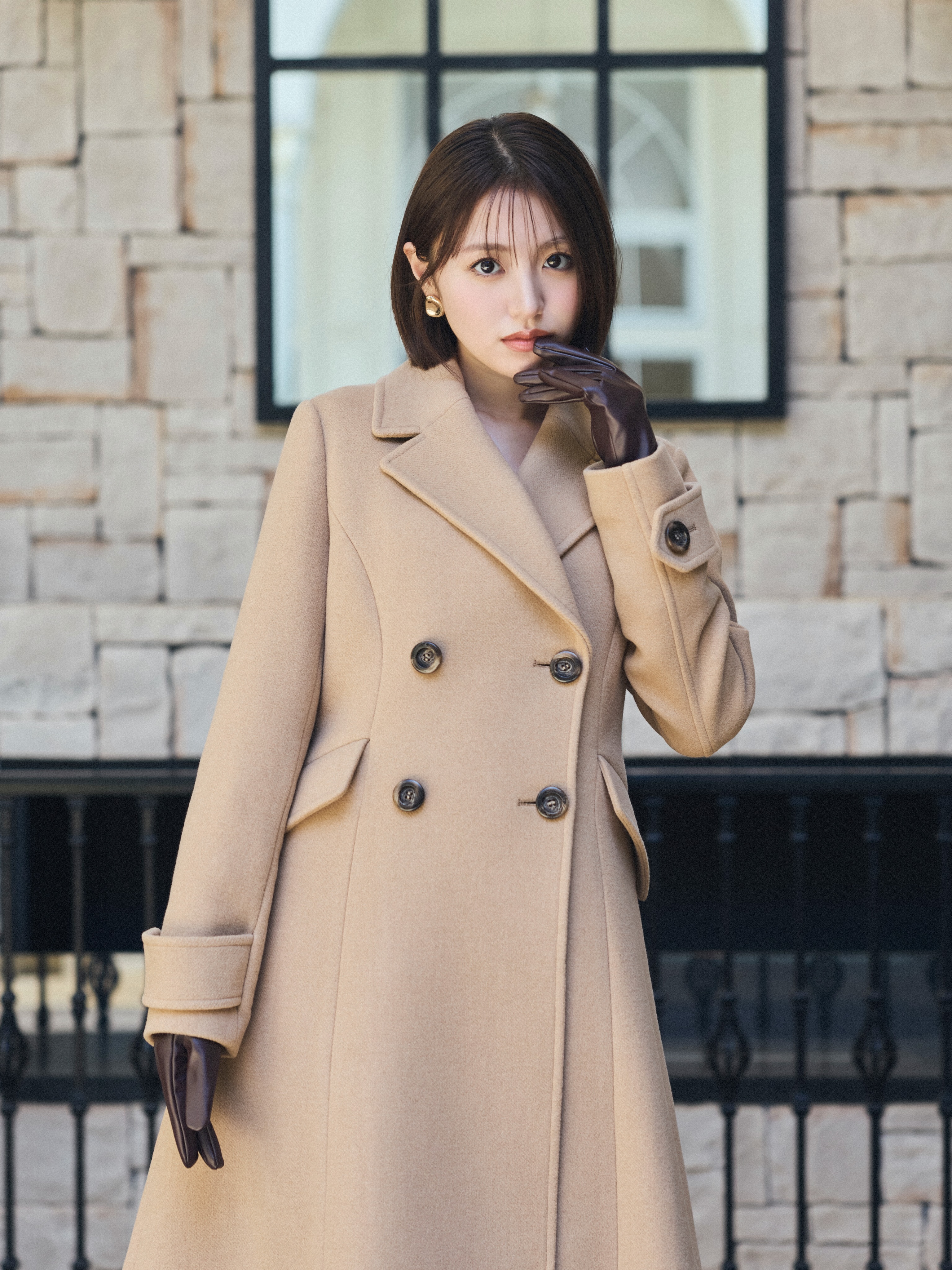 rienda ストレートラインウールダッフルコート rienda ストレートラインウールダッフルコート rienda.official