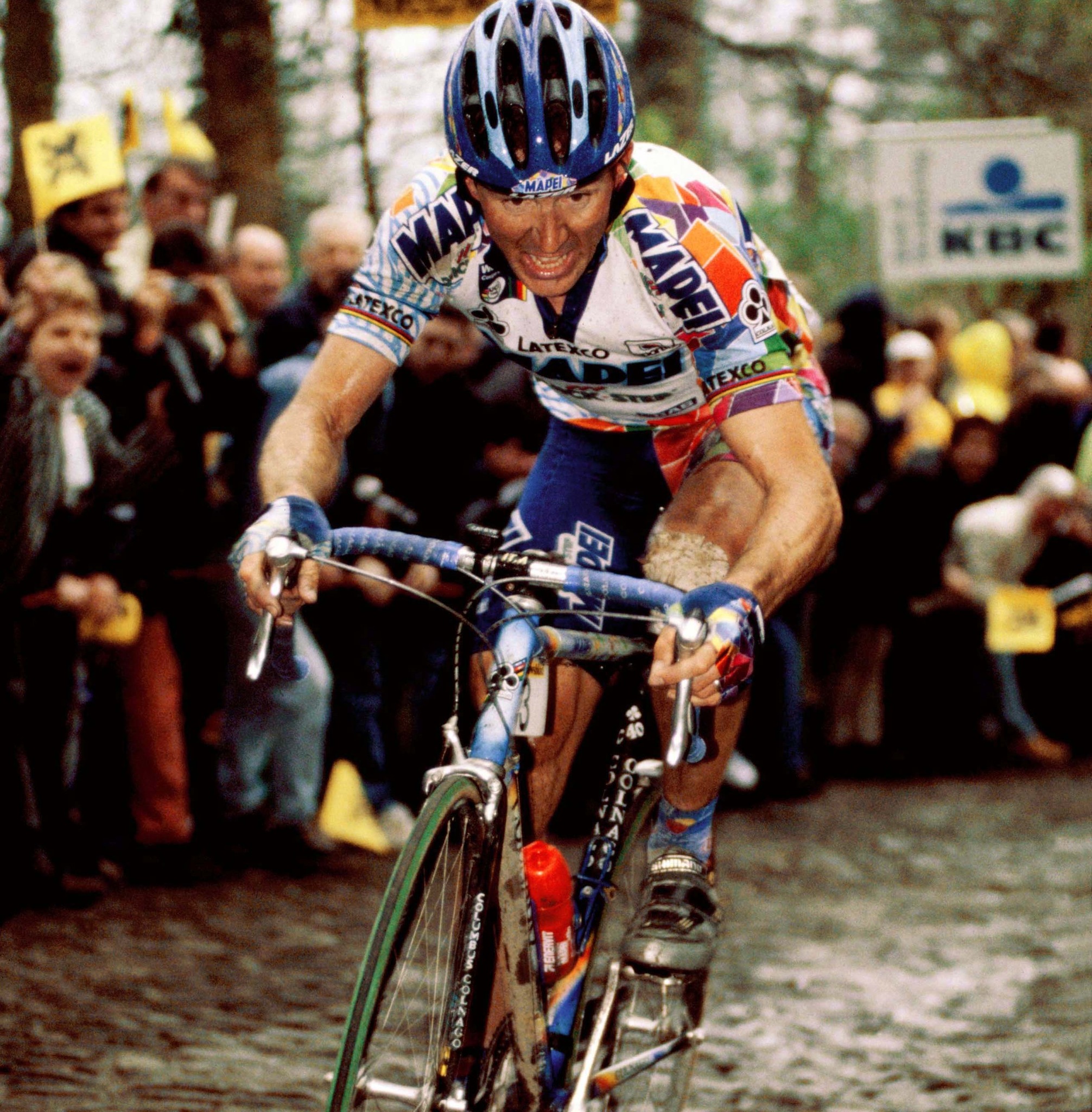 1979 Gent-Wevelgem: Francesco Moser and Jan Raas on the Rodeberg 