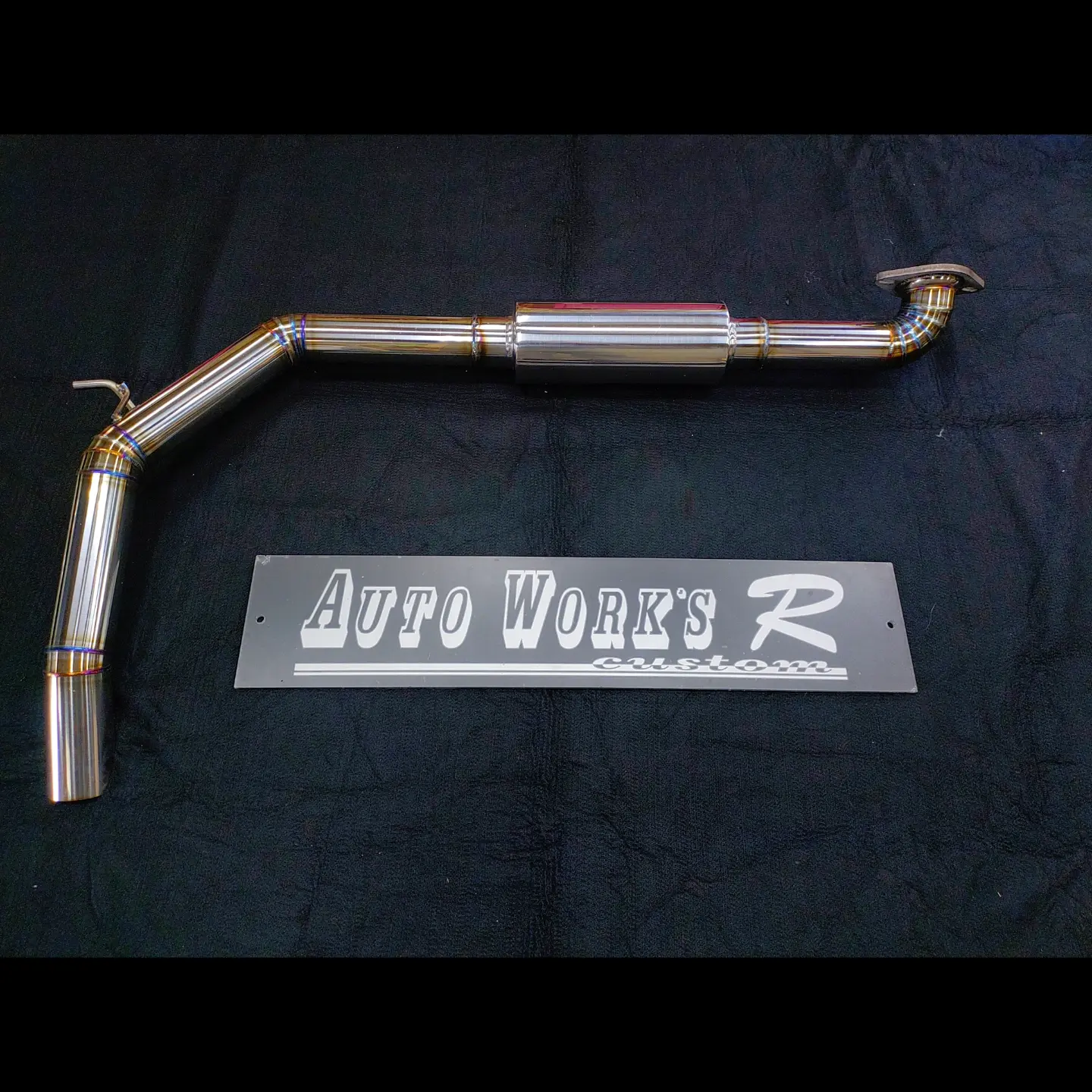 車 オデッセイRB3 中間ストレート ワンオフマフラー