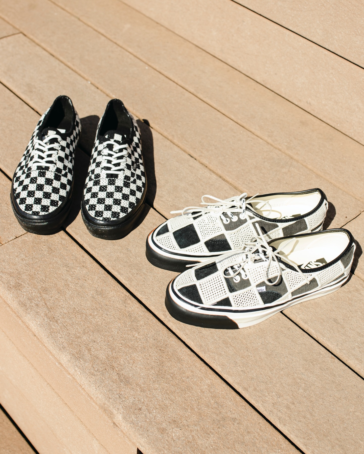 VANS LX AUTHENTIC 44 EK “PUNK CHECK” - BLACK / MARSHMALLOW | LX 
