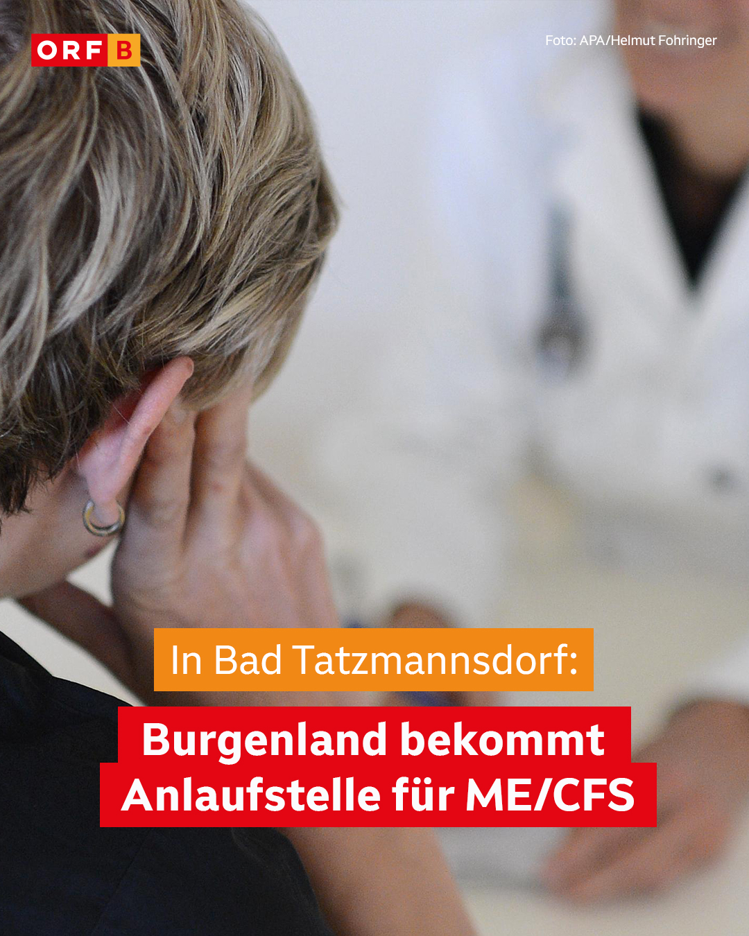 ORF Burgenland - Die Multisystemerkrankung ME/CFS hat... | Facebook