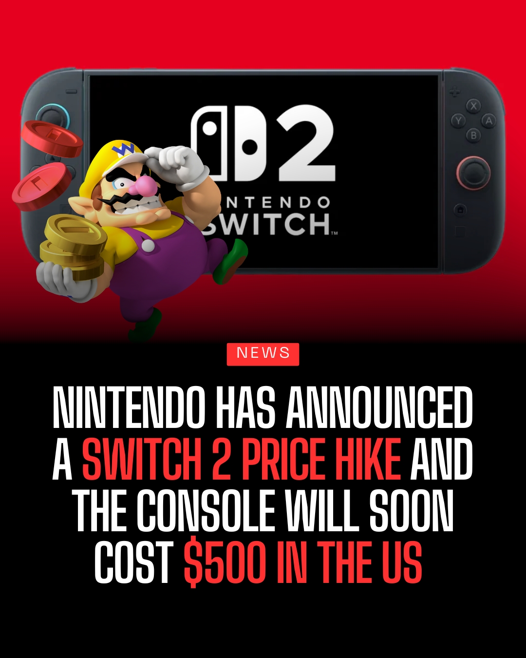 Nintendo just announced a price hike for the Switch 2 — here's