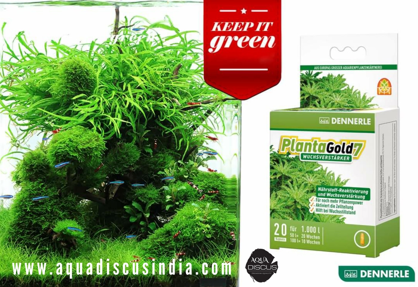 Aqua Discus India - Application: 1 capsule in 50 litres of aquarium ...