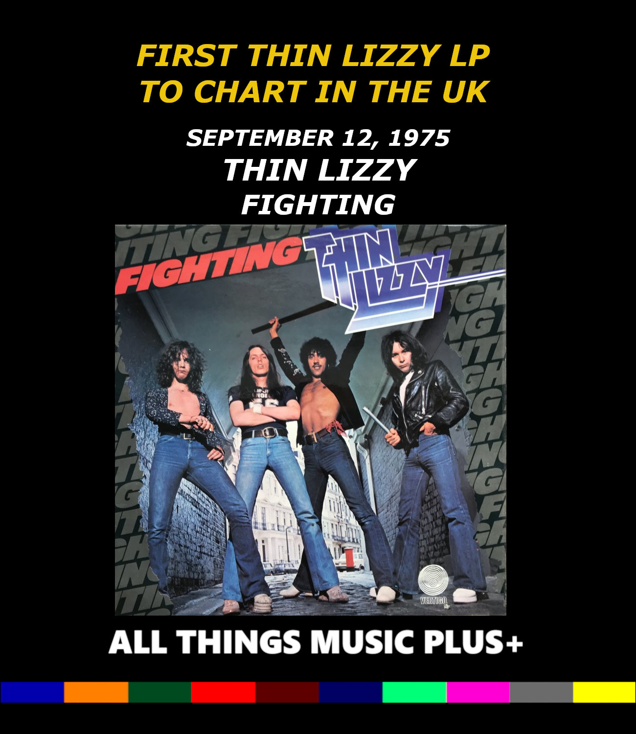 Thin Lizzy proudly unveil the 74-75: Night Life / Fighting Super