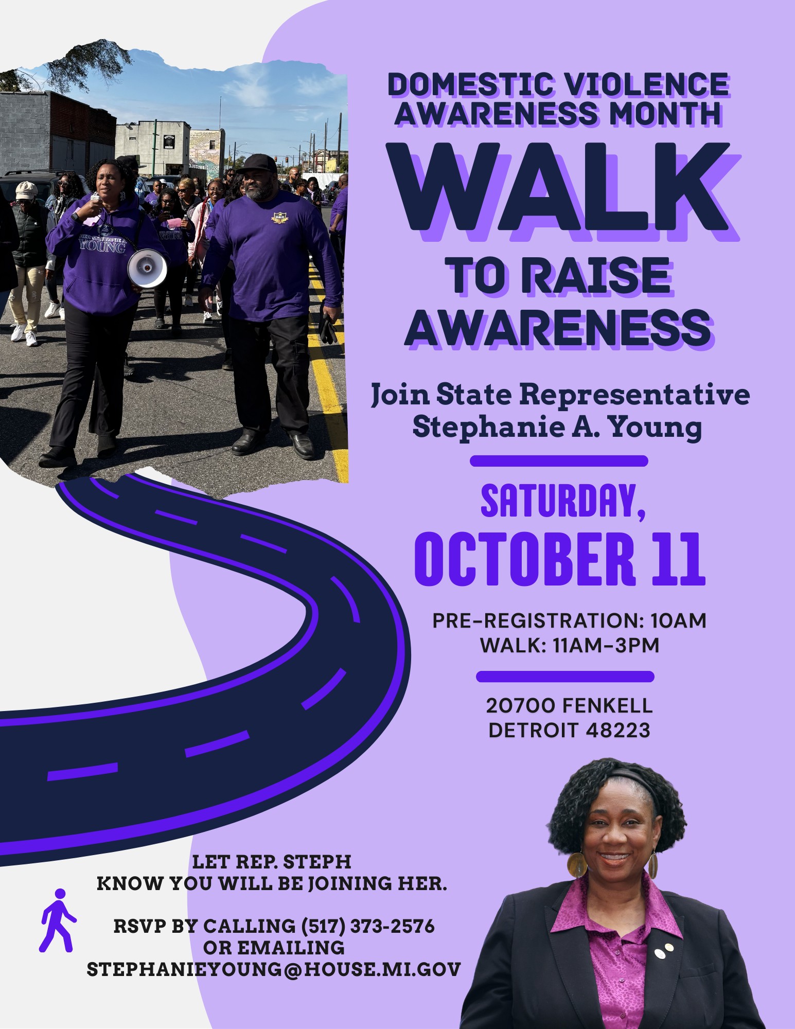 Domestic Violence Awareness Month Walk to Raise Awareness