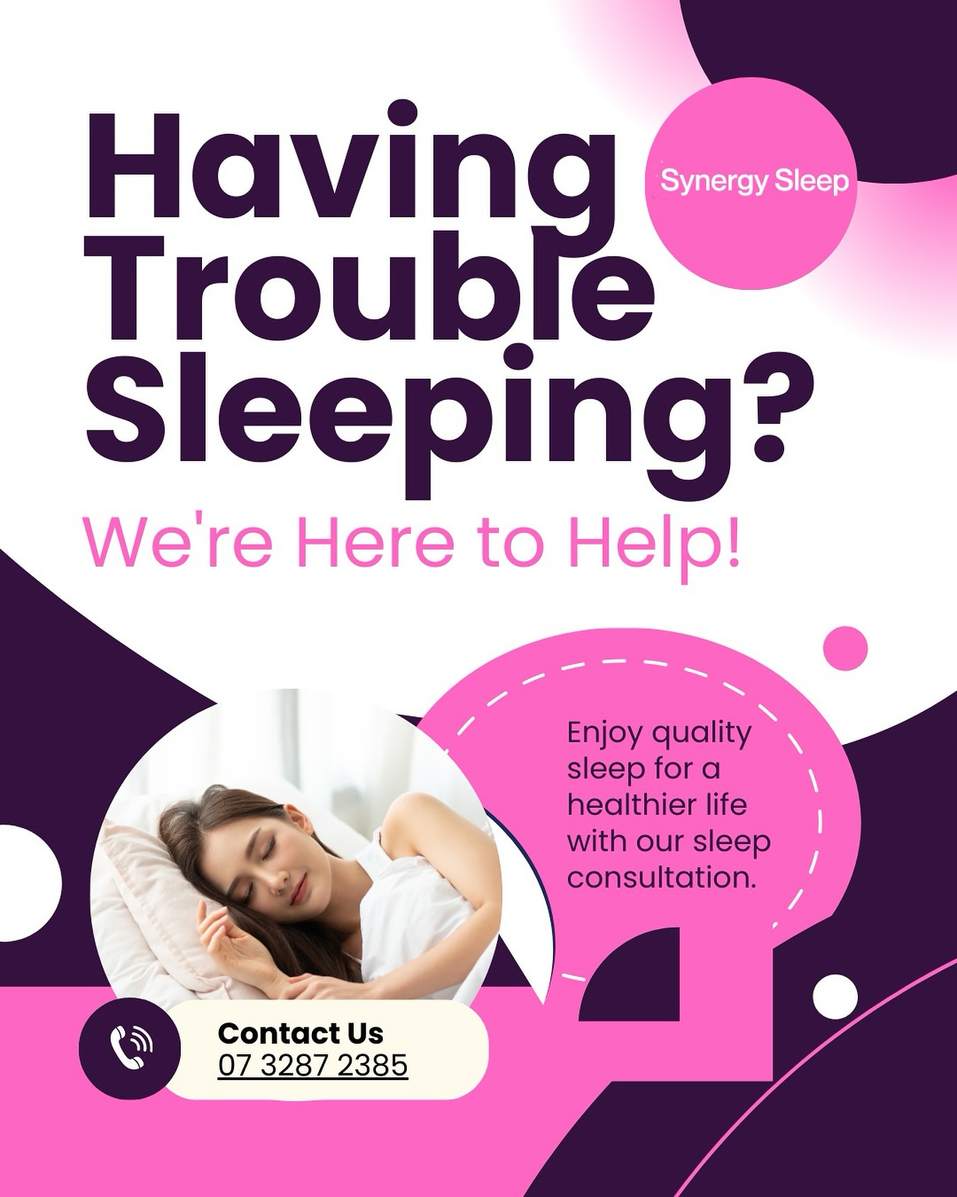 Synergy - 😴 Having trouble sleeping? You’re not alone — and you don’t ...