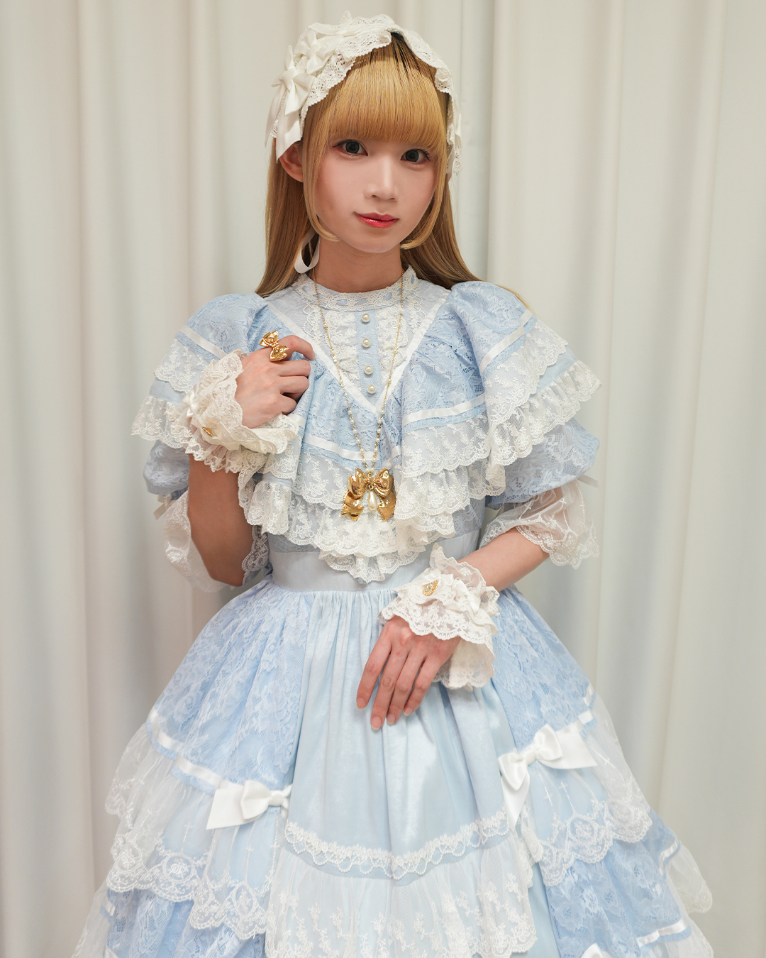 axes femme blue dress from JAPAN added a new overthemoon-sale