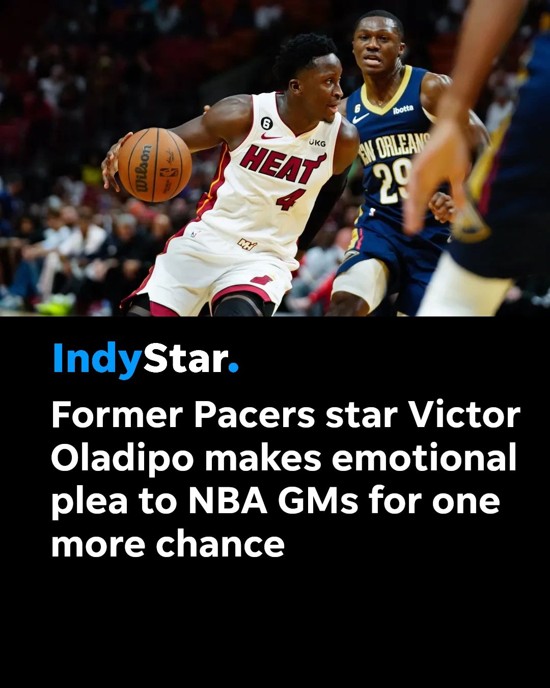 スポーツ選手 Power of pain Ex-Pacer Victor Oladipo asks NBA GMs for another chance after