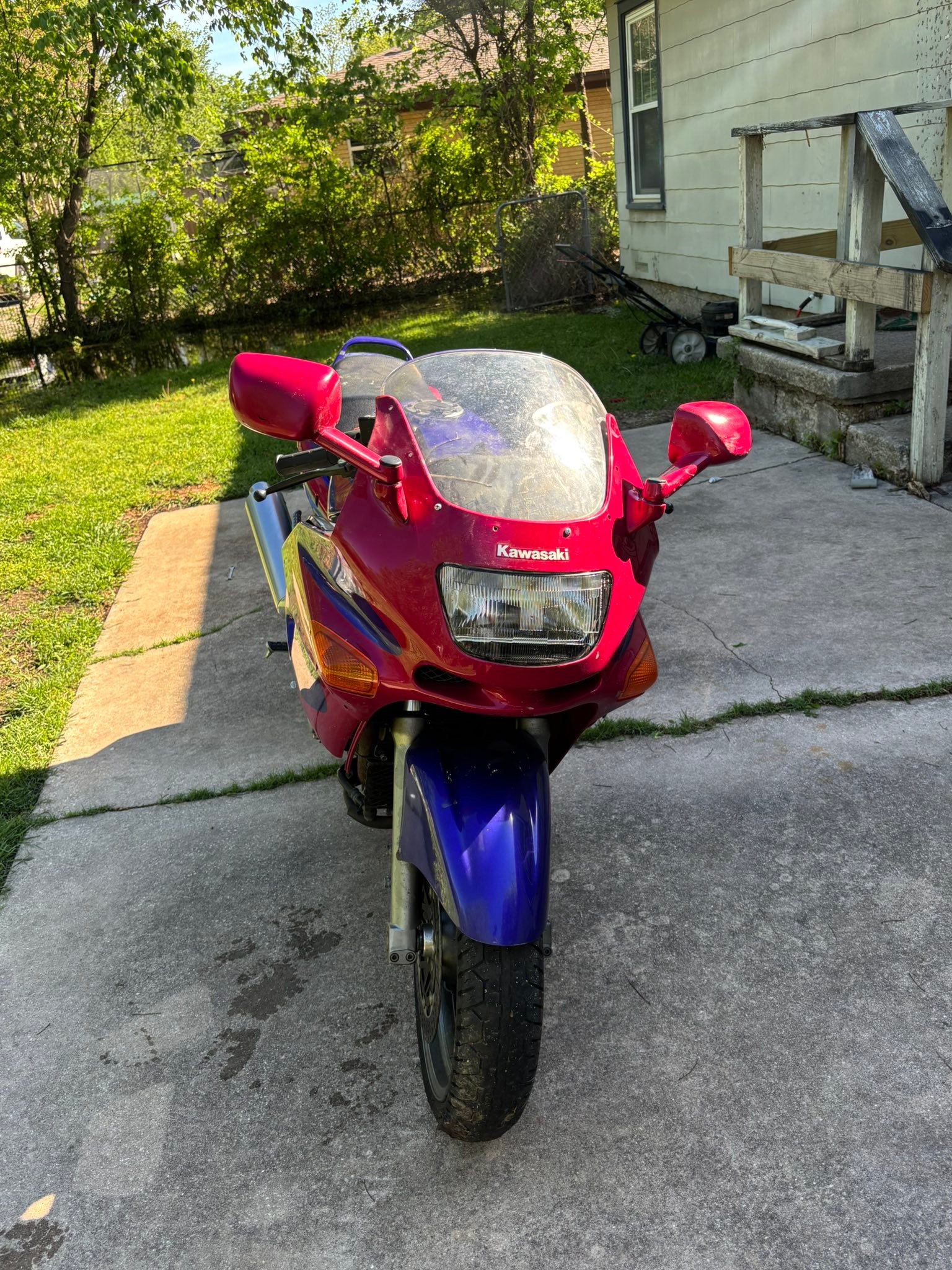 Clean and Green: 1995 Kawasaki Ninja ZX6 for sale #kawasaki #ninja