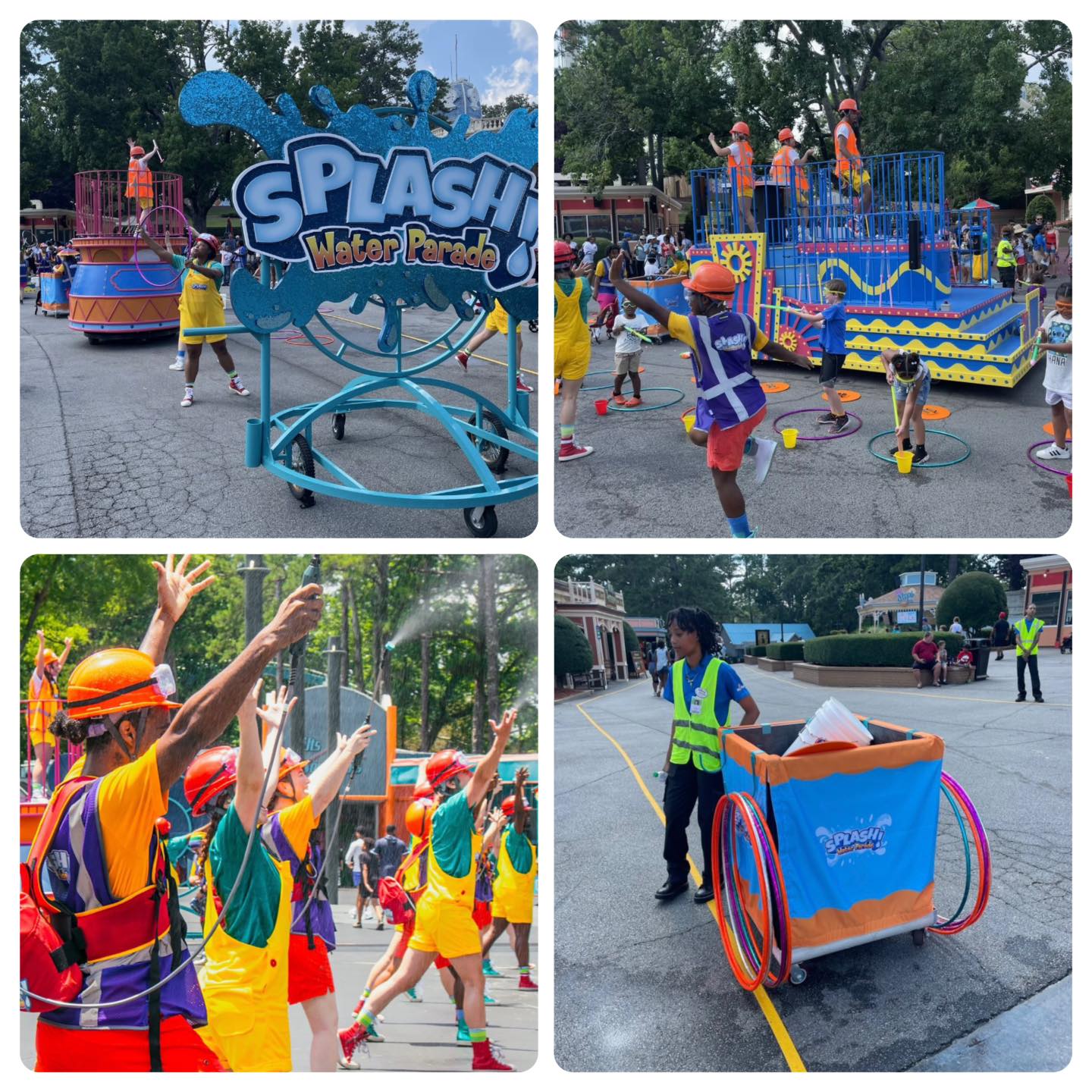 The Splash water parade kicks off tomorrow! Tonight was a sneak