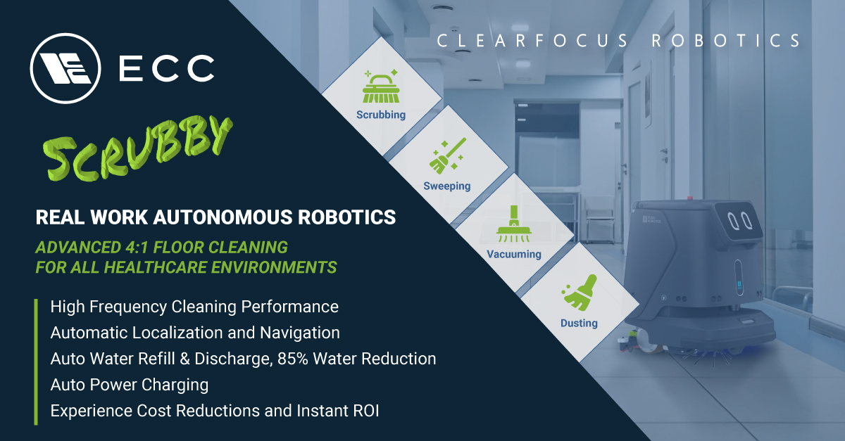 ECC - 🏥🤖 Introducing Scrubby™ by ClearFocus Autonomous... | Facebook