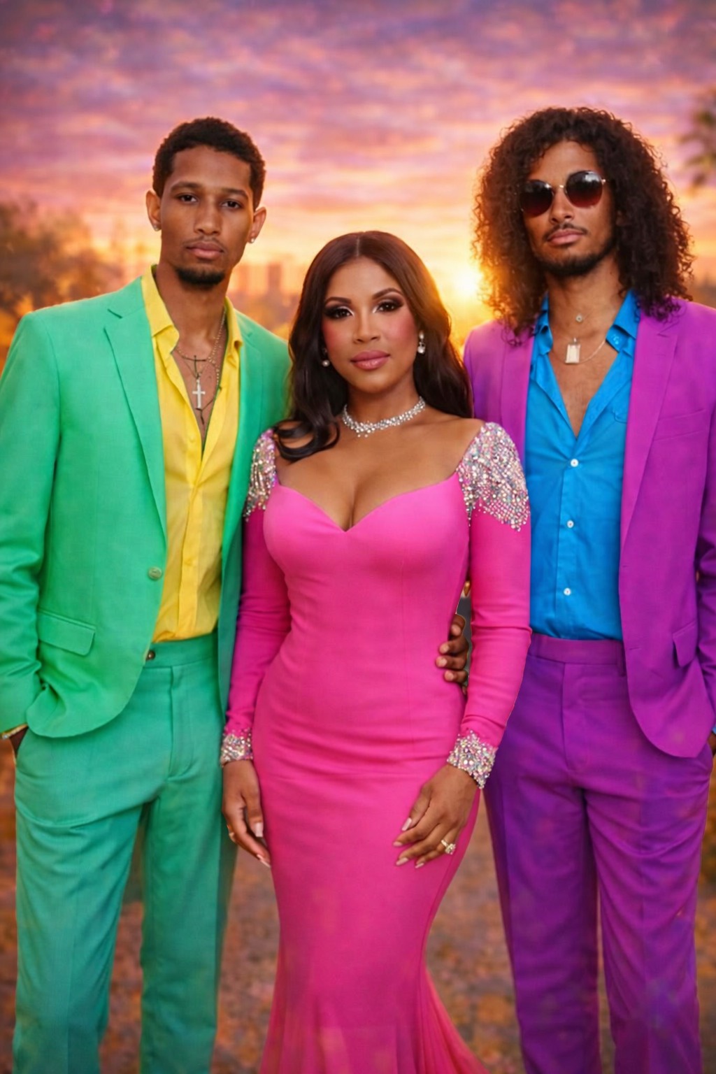 Toni Braxton was spotted on Instagram giving us style goals in a green maxi dress
