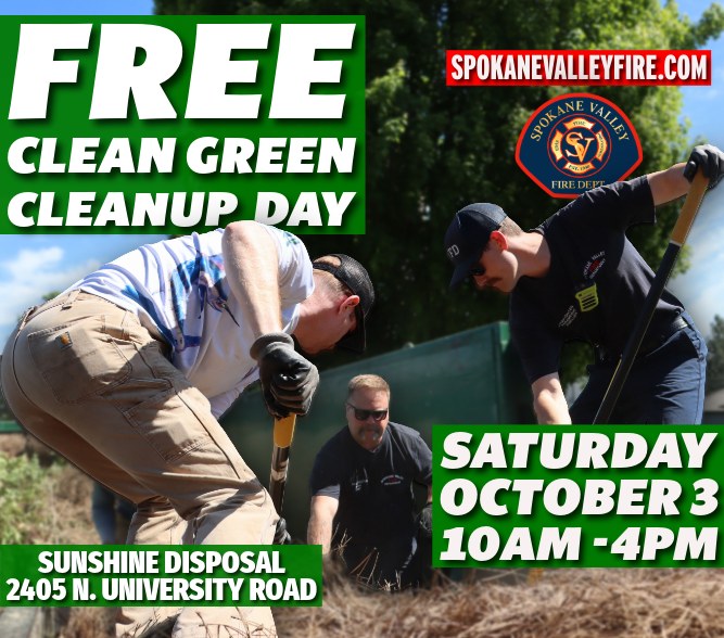 [値下げ中]DECORTE ENVIRONMENTAL DAY CLEAM Spokane Valley free cleanup event on October 3