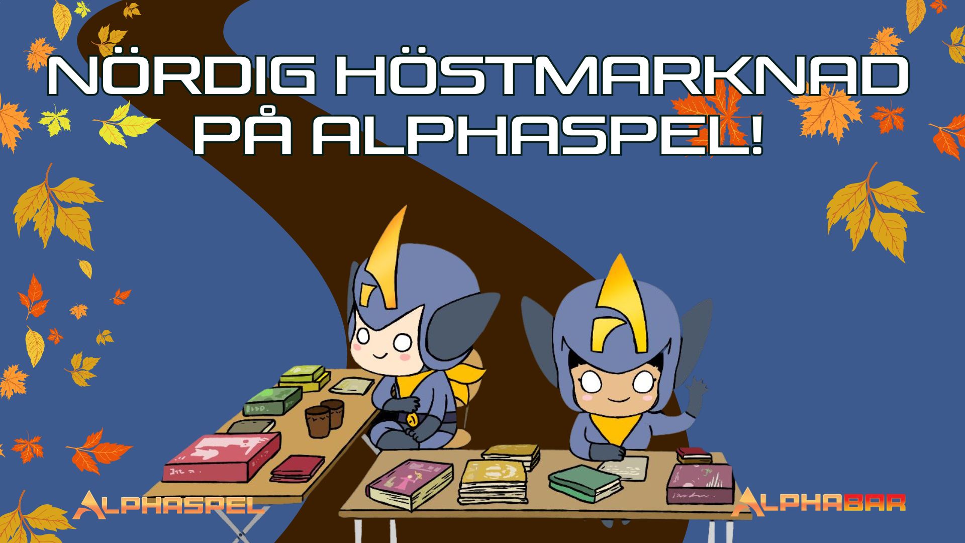 Nördig höstmarknad på Alphaspel!